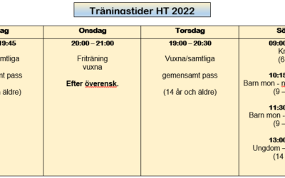 Missa inte schemaändringarna!